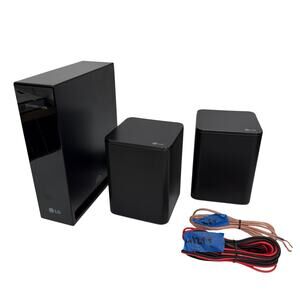 LG SPK8-S Wireless Rear Speaker Kit with Receiver and Two Rear Speakers - Black